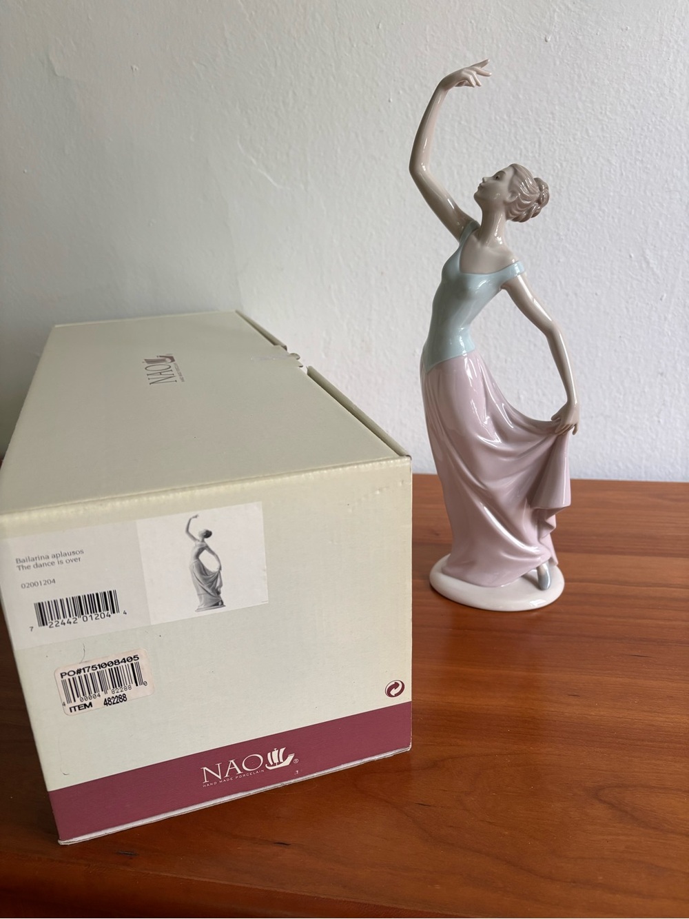 Lladro NAO "The Dance Is Over" porcelain figurine with Box